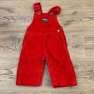 Size 12 Months unisex vintage corduroy overalls